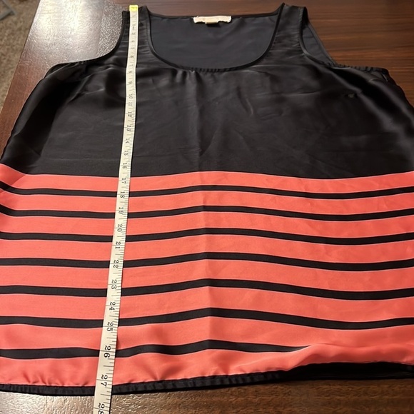 MICHAEL Michael Kors Black and Pink Striped Tank Top - Picture 9 of 9